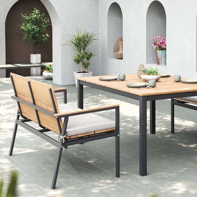 Outdoor Dining Benches