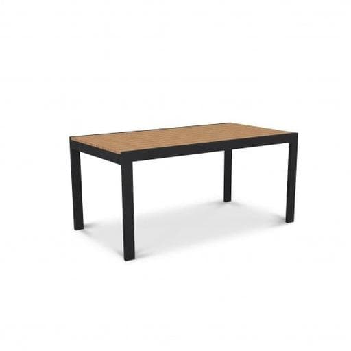 Enzo Dining Table 160 Teak Top