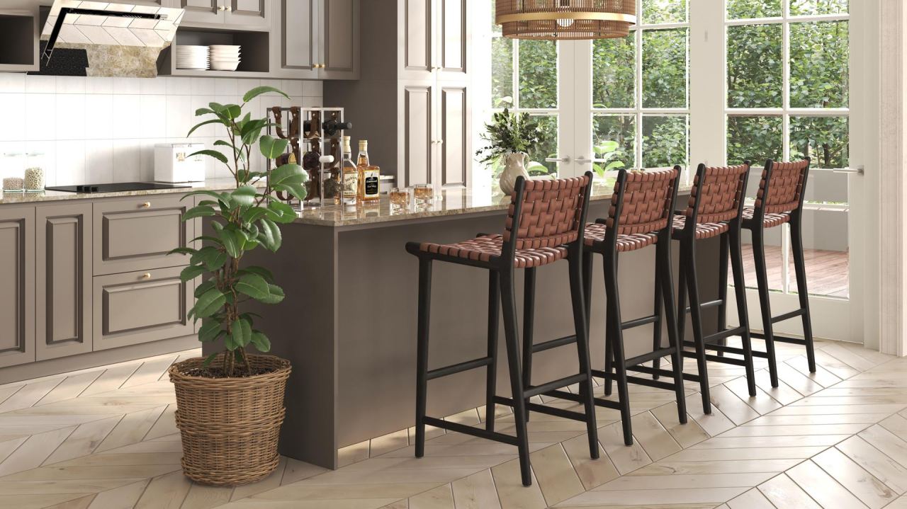 Arco Bar Chair, in a room