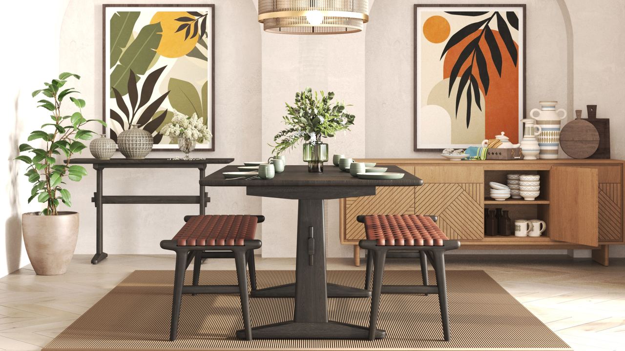 Arco Bar Chair, in a room