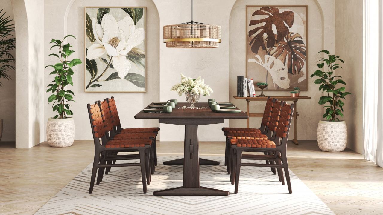 The Arco collection in a room
