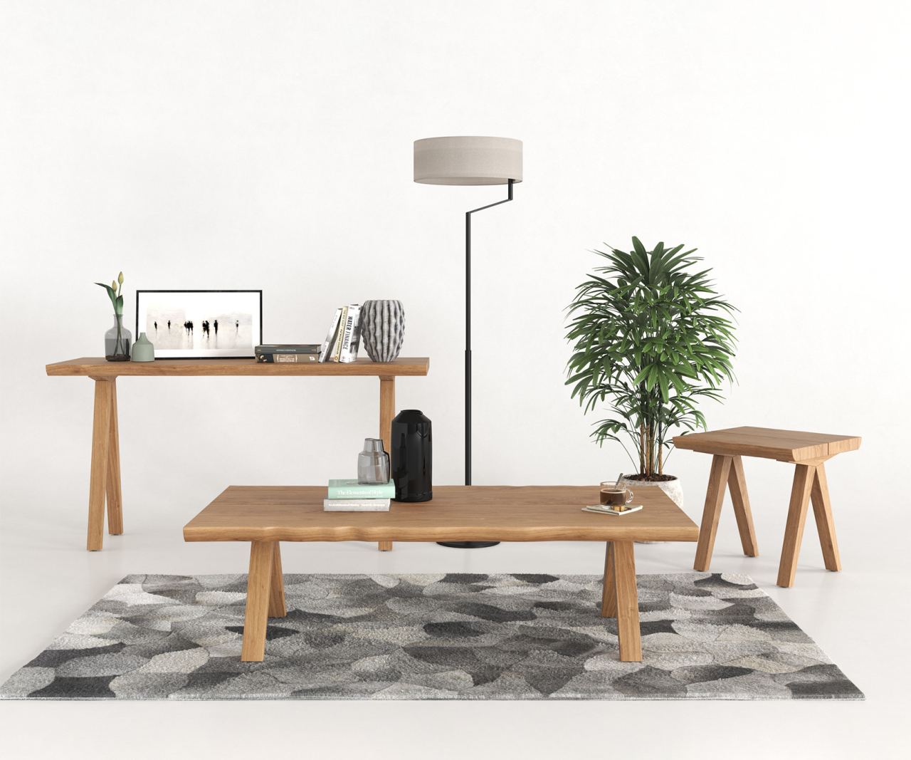 Arri Living Coffee Table, in a room