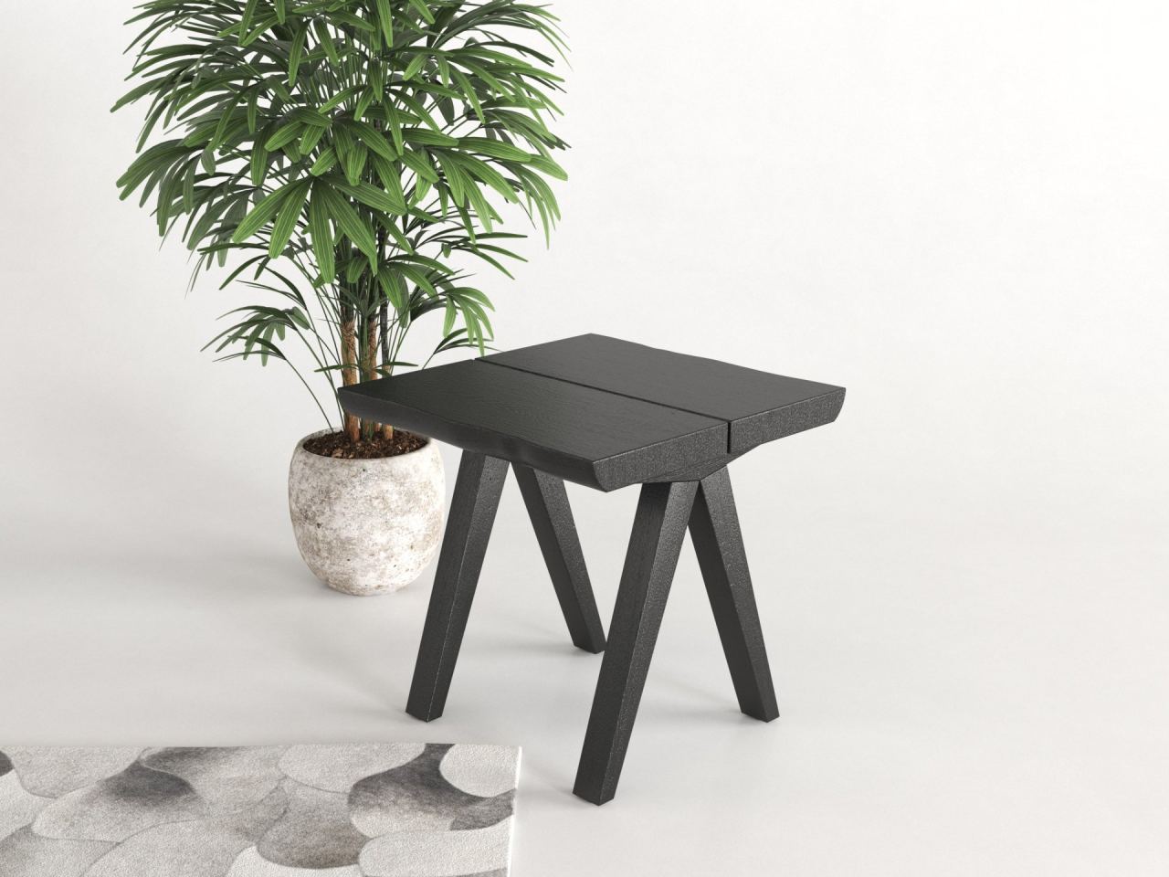 Arri Living Side Table, in a room