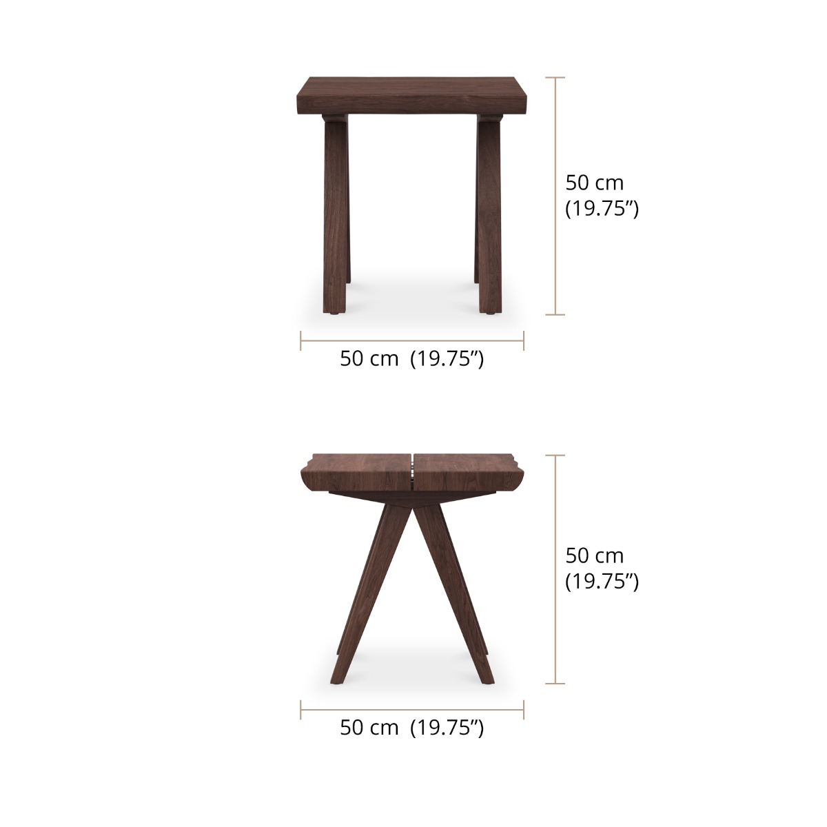 Arri Living Side Table dimensions