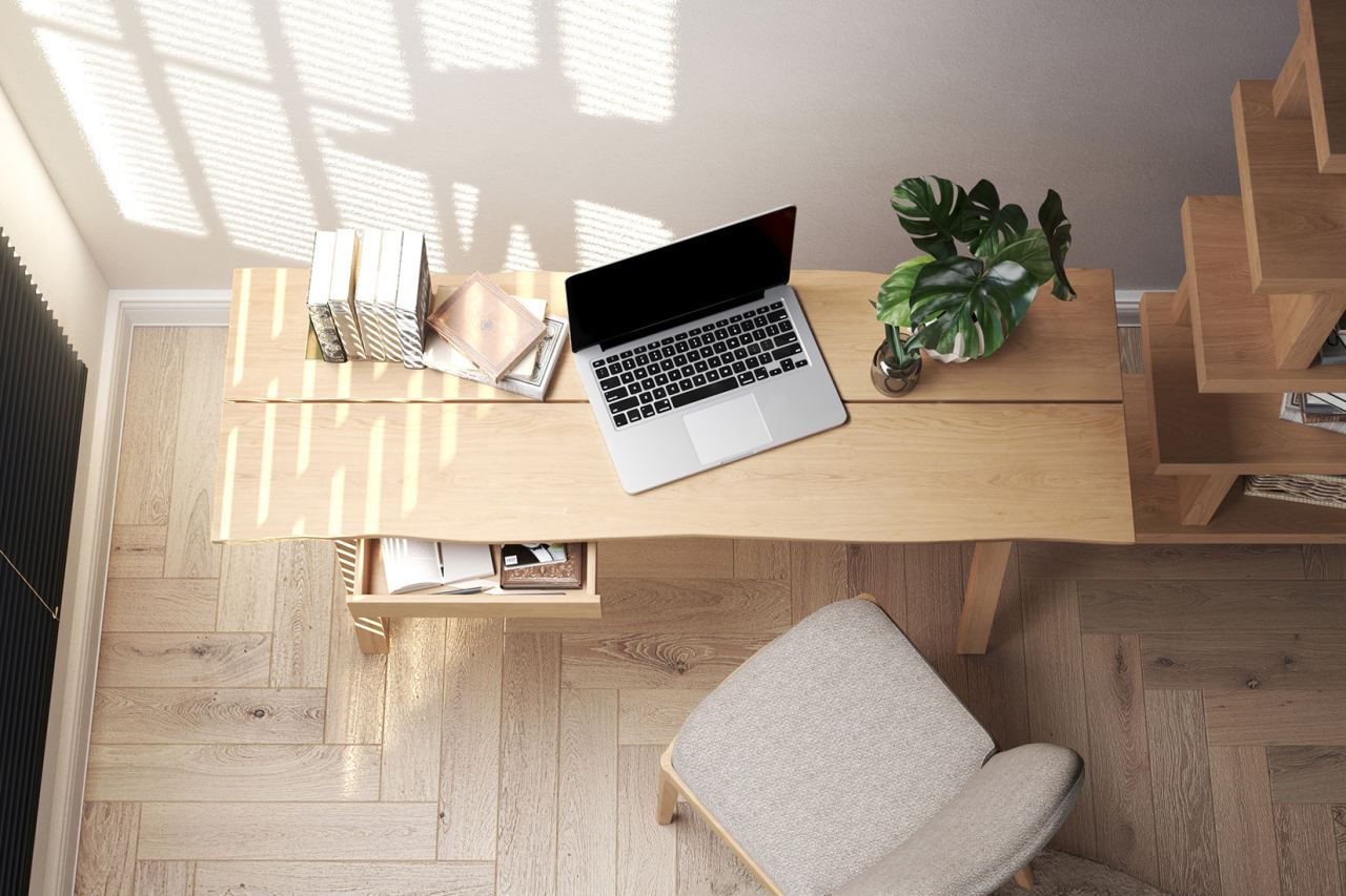 Arri Living Desk, in a room