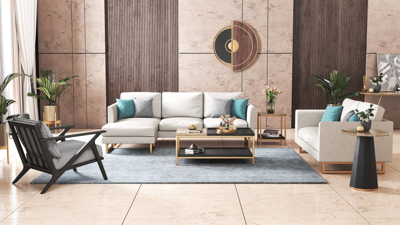 Aurelio Sectional Sofa Left With Chaise
