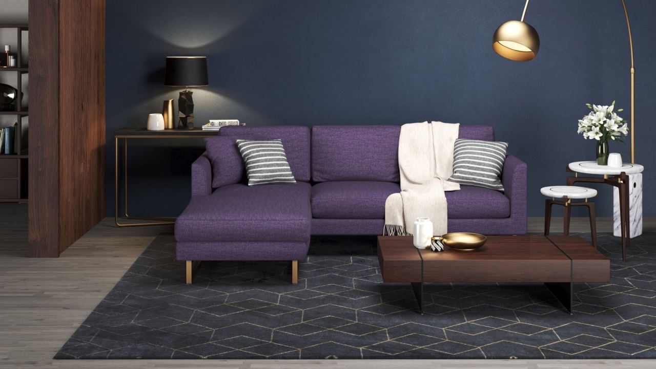Aurelio Sectional Sofa Right with Chaise