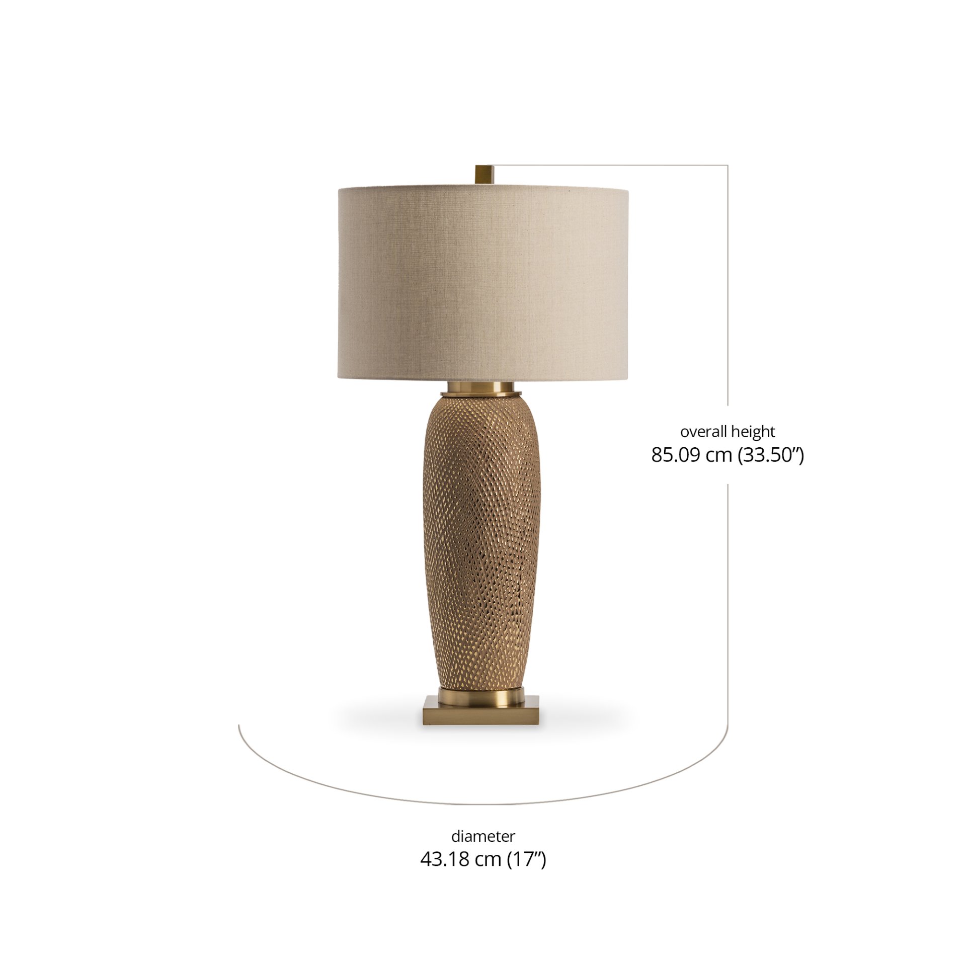 Aura Table Lamp dimensions
