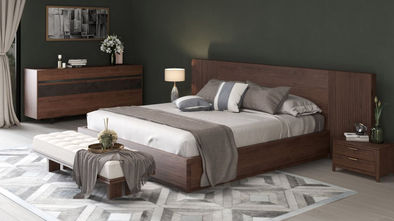 Cariso Bed Bench, in a room