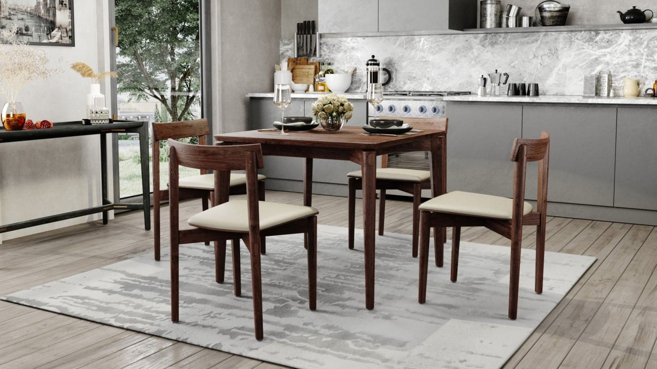 Caro Chair - Leather, in a room