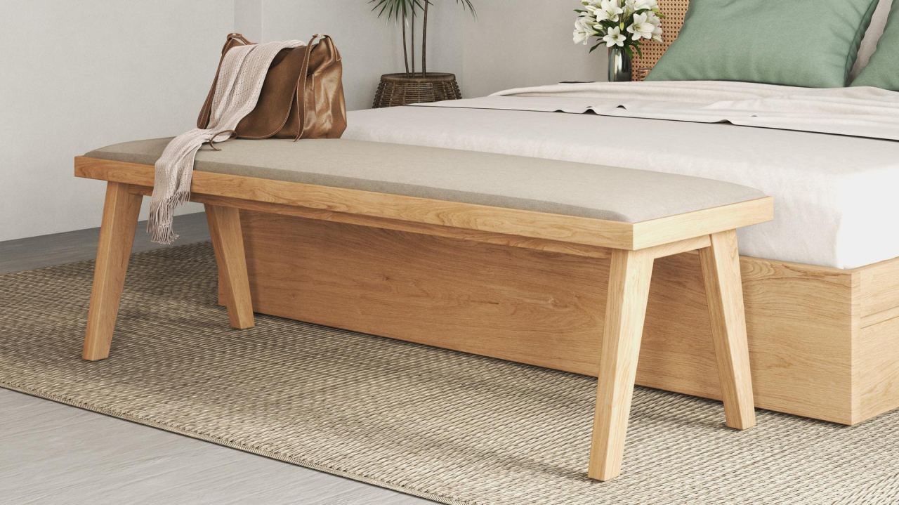 Chester Dining Bench in a furnished room