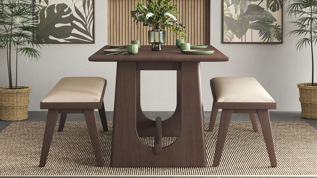 Chester Dining Bench, in a room