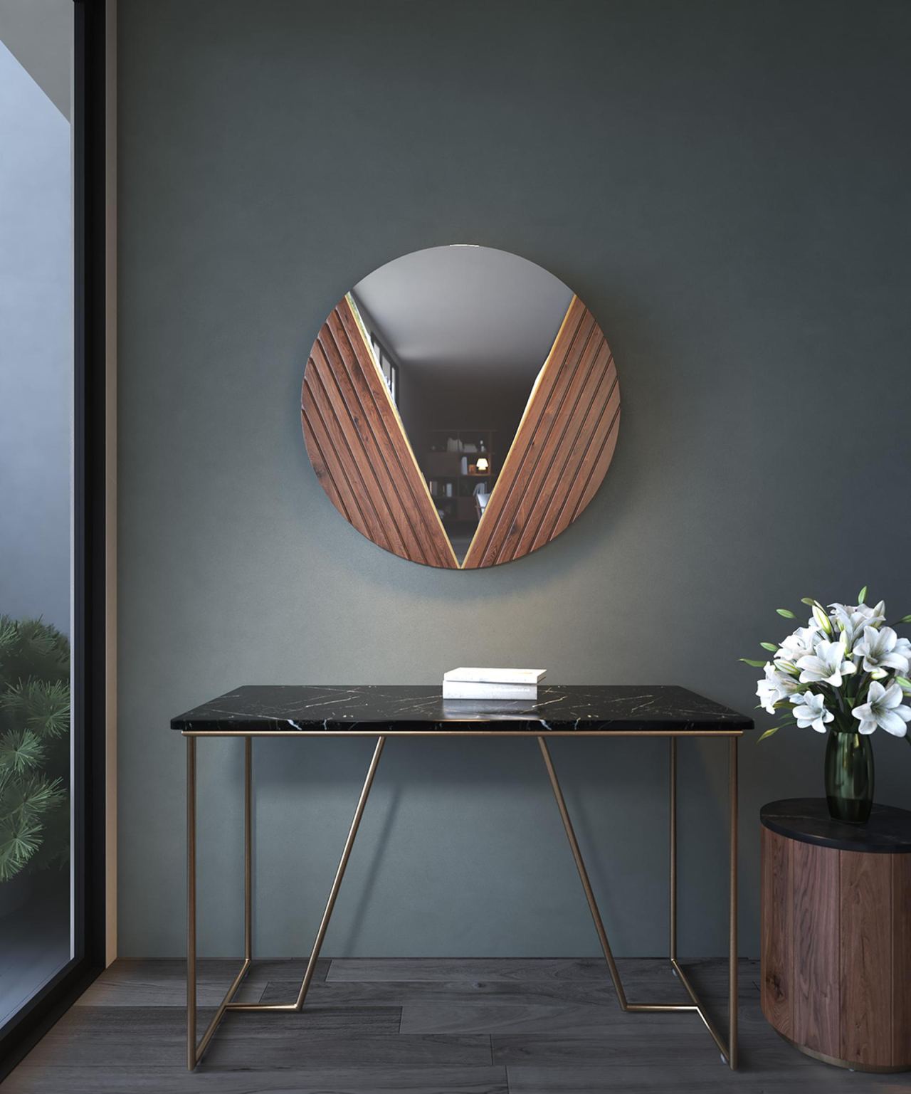Convex  Mirror, in a room