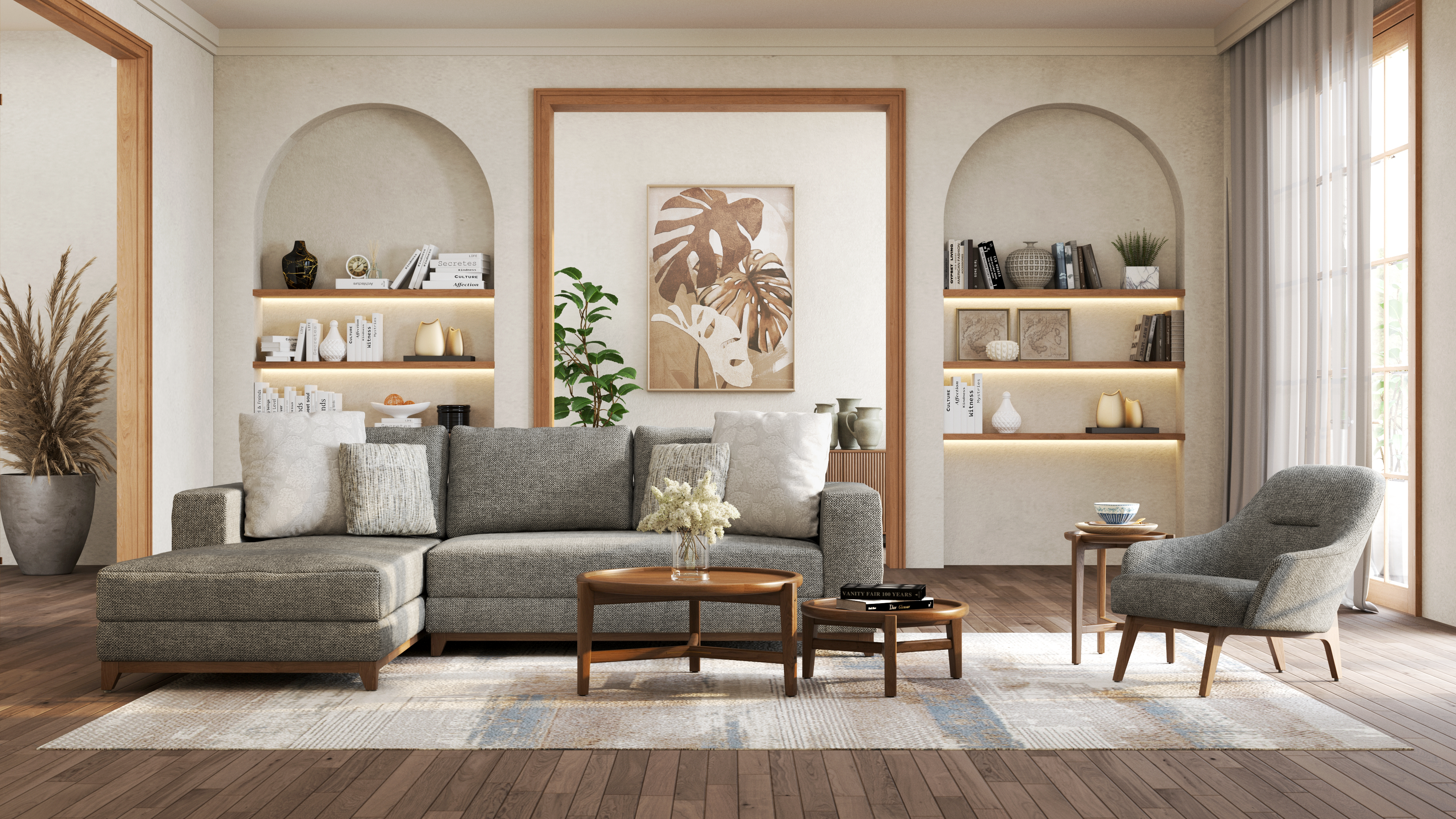 The Comforta collection, in a room