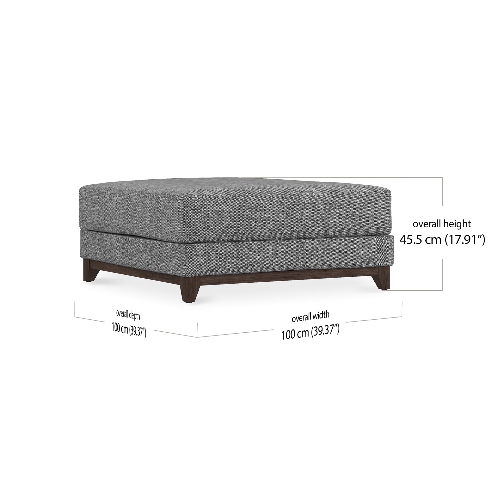 Comforta Ottoman dimensions