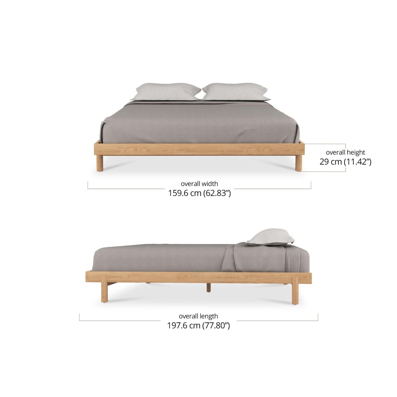 Cory Bed Base - Queen, in detail
