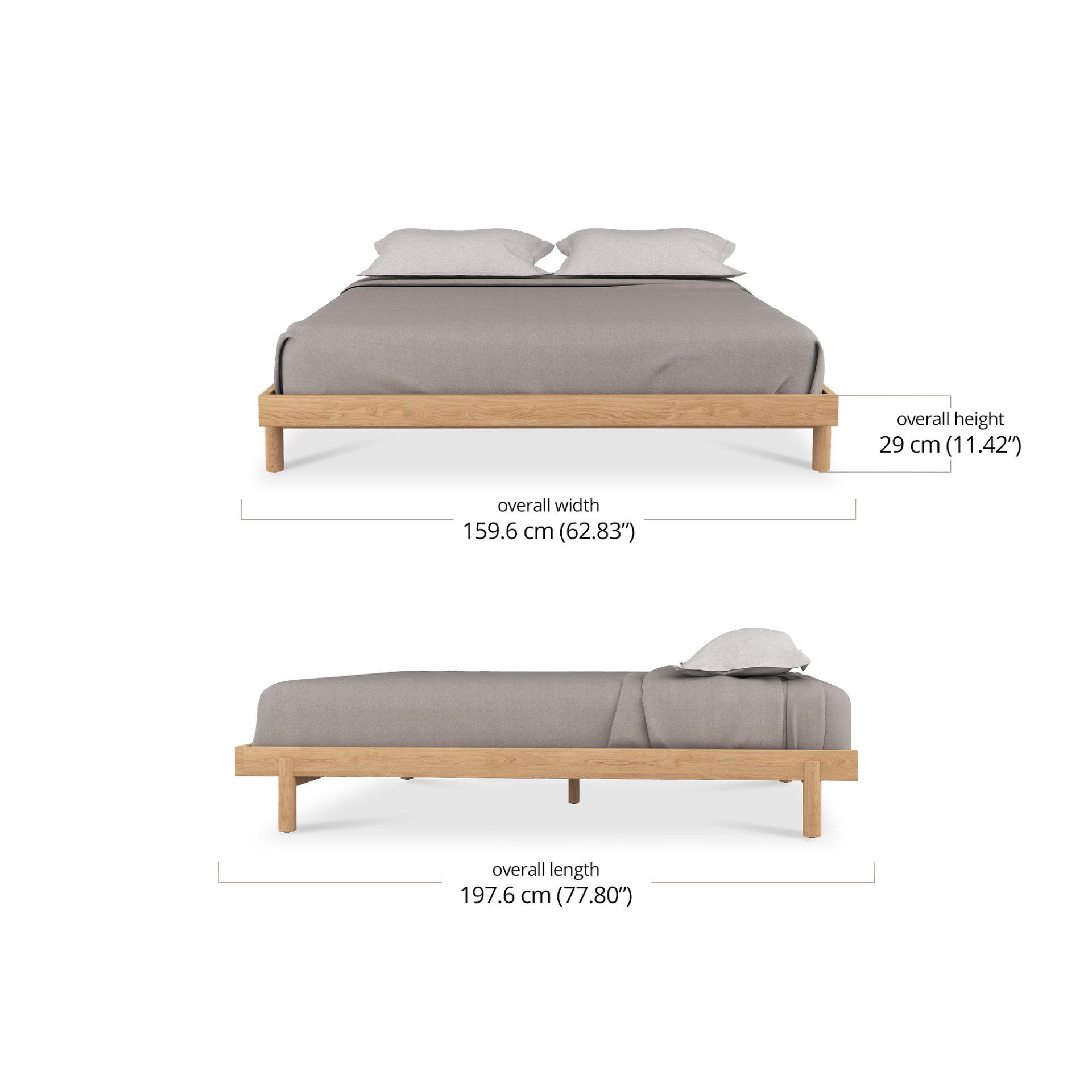 Cory Bed Base - Queen dimensions