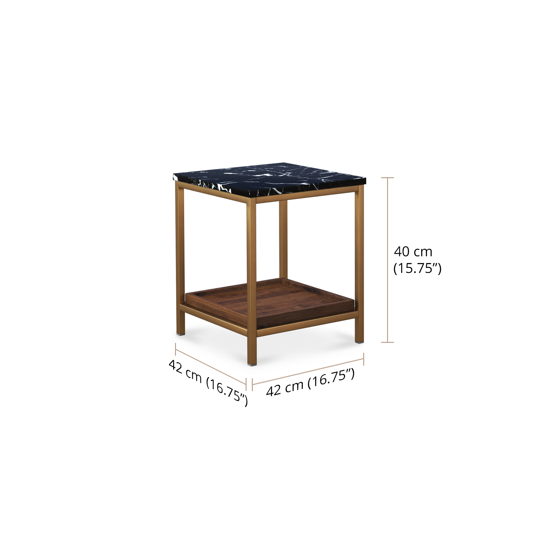 Conrad Side Table dimensions