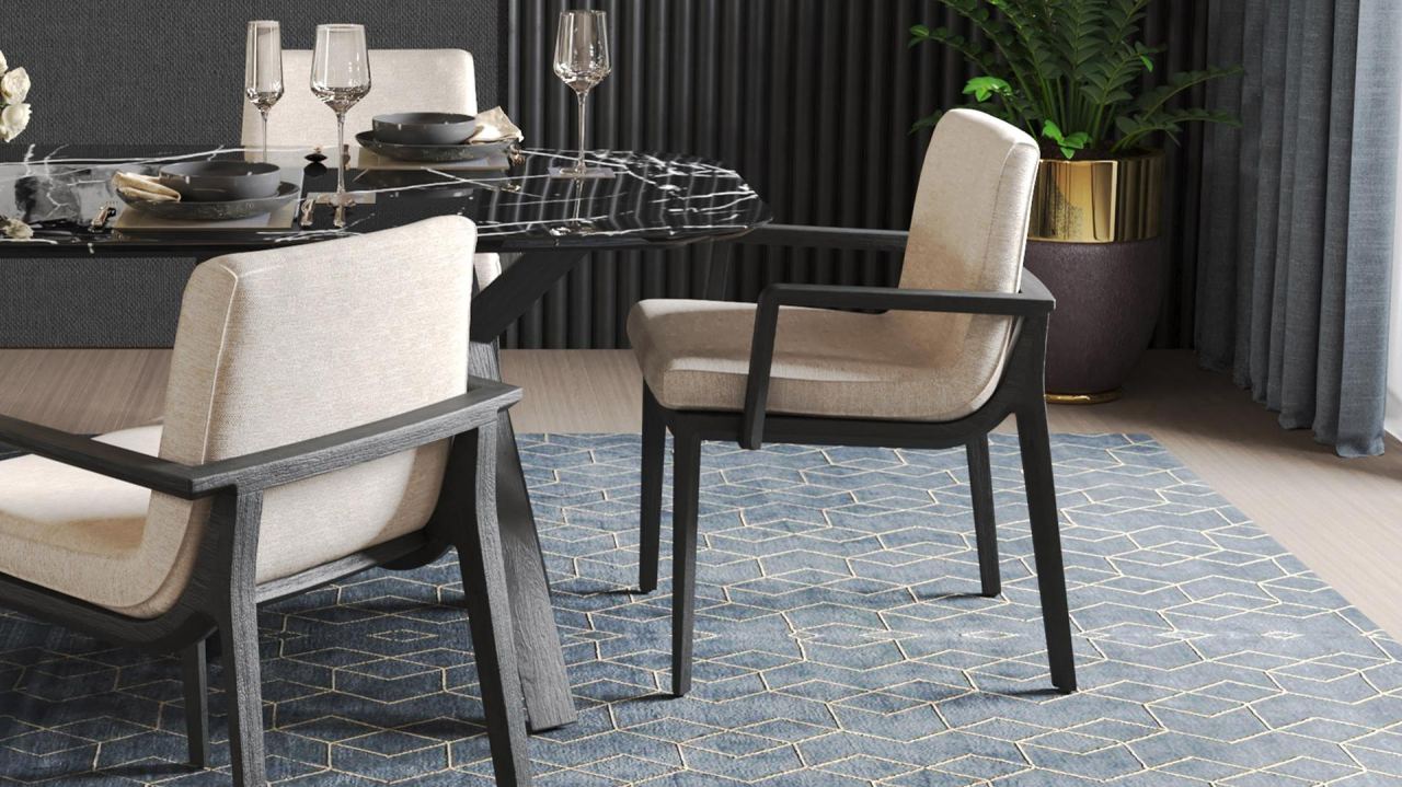 Carin Dining Chair, in a room