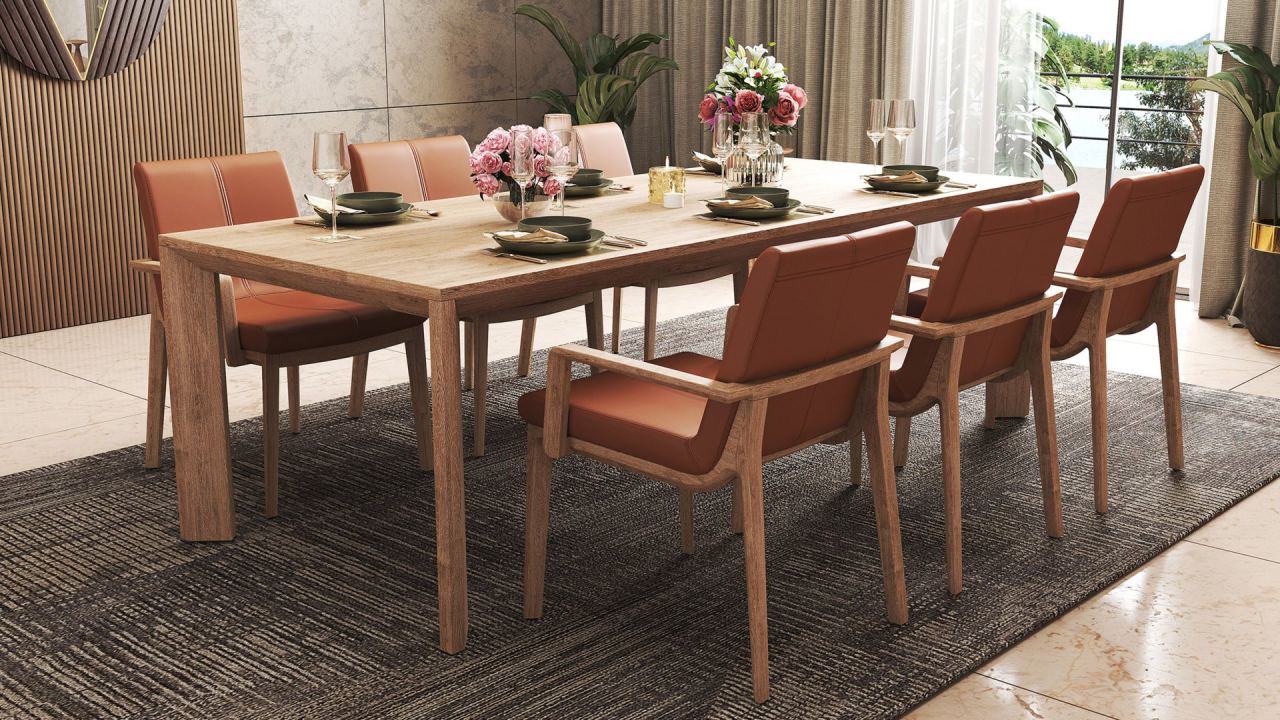 Carin Dining Chair - Leather