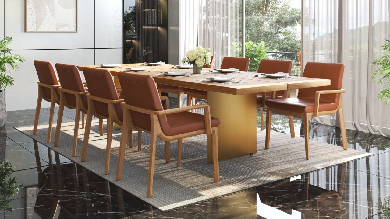 Carin Dining Chair - Leather
