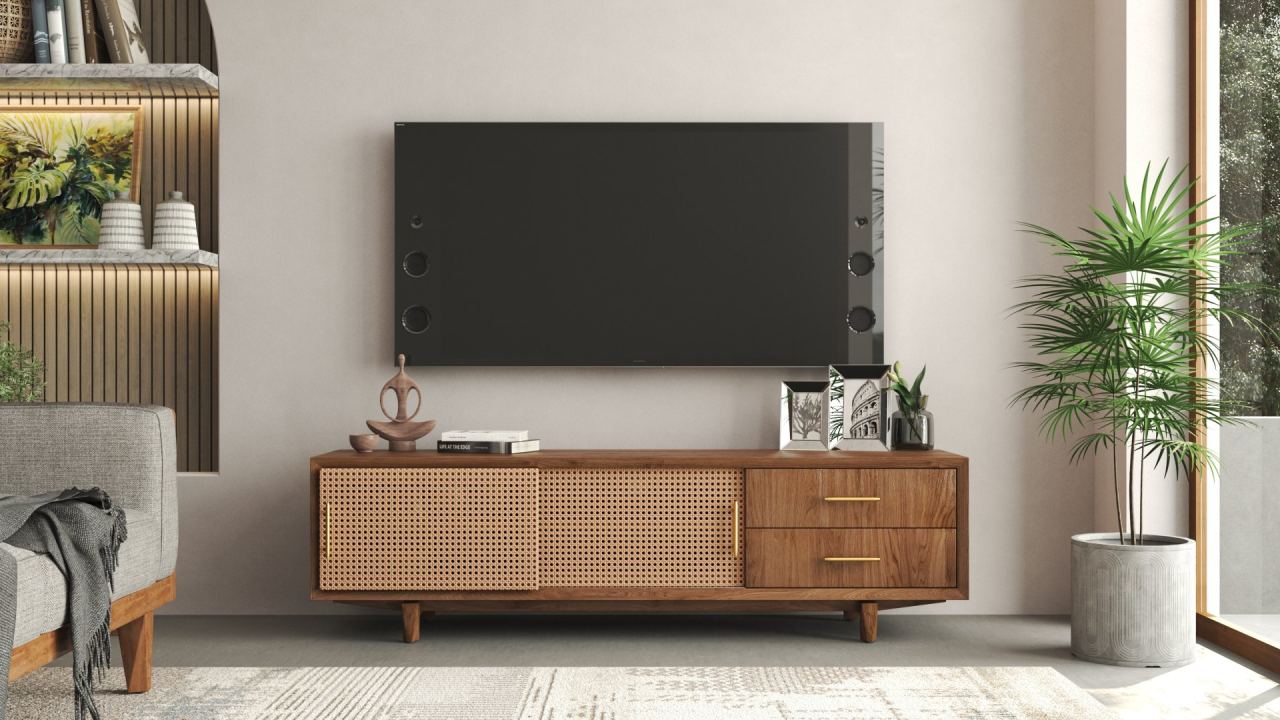 Dane Media Console Left Drawer
