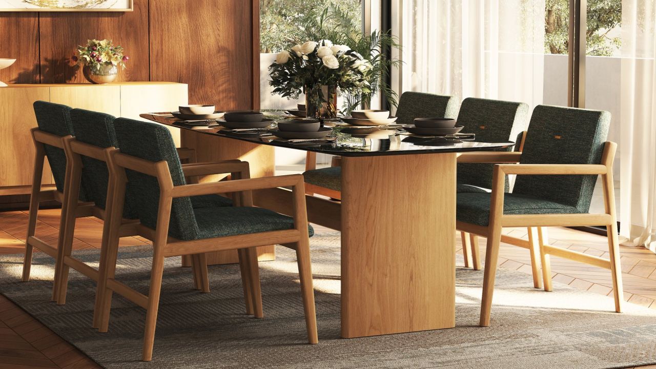 Diego Recta Dining Table