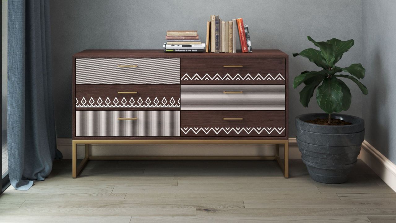 Dorka Sideboard in a furnished room