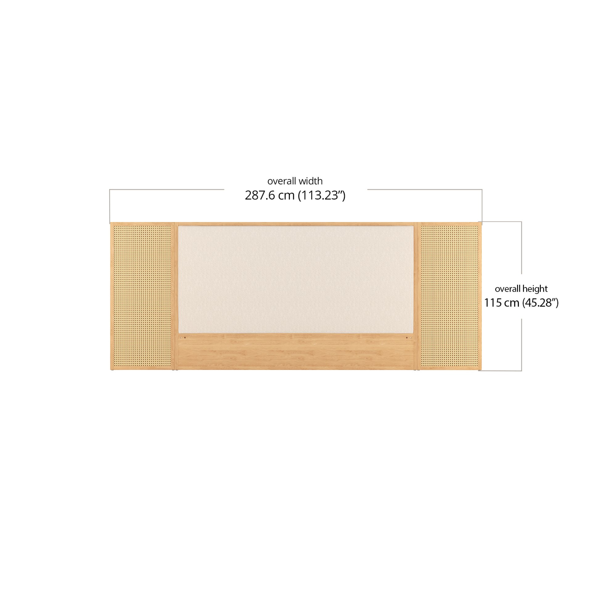 Elsa Long Headboard dimensions