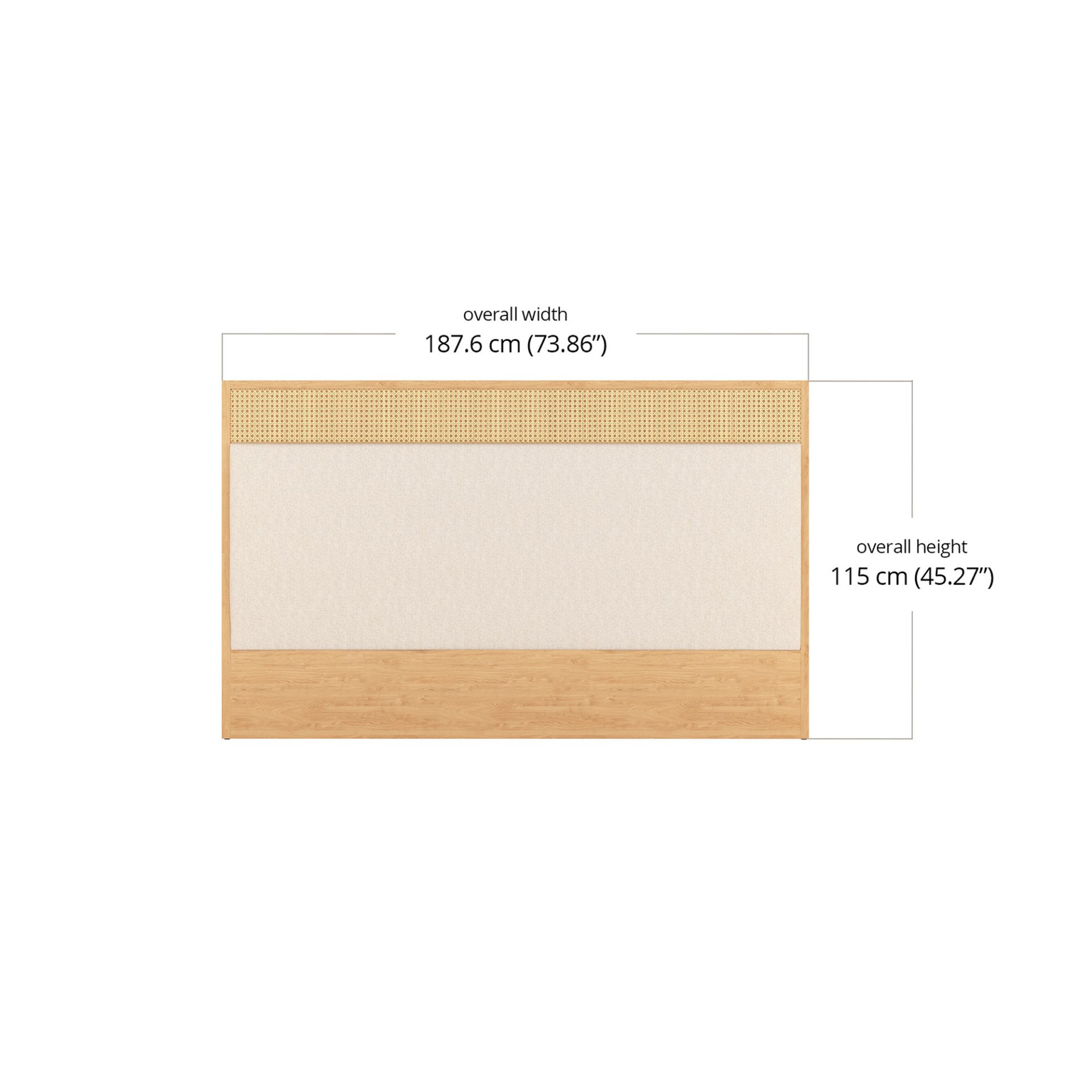 Elsa Small Headboard dimensions
