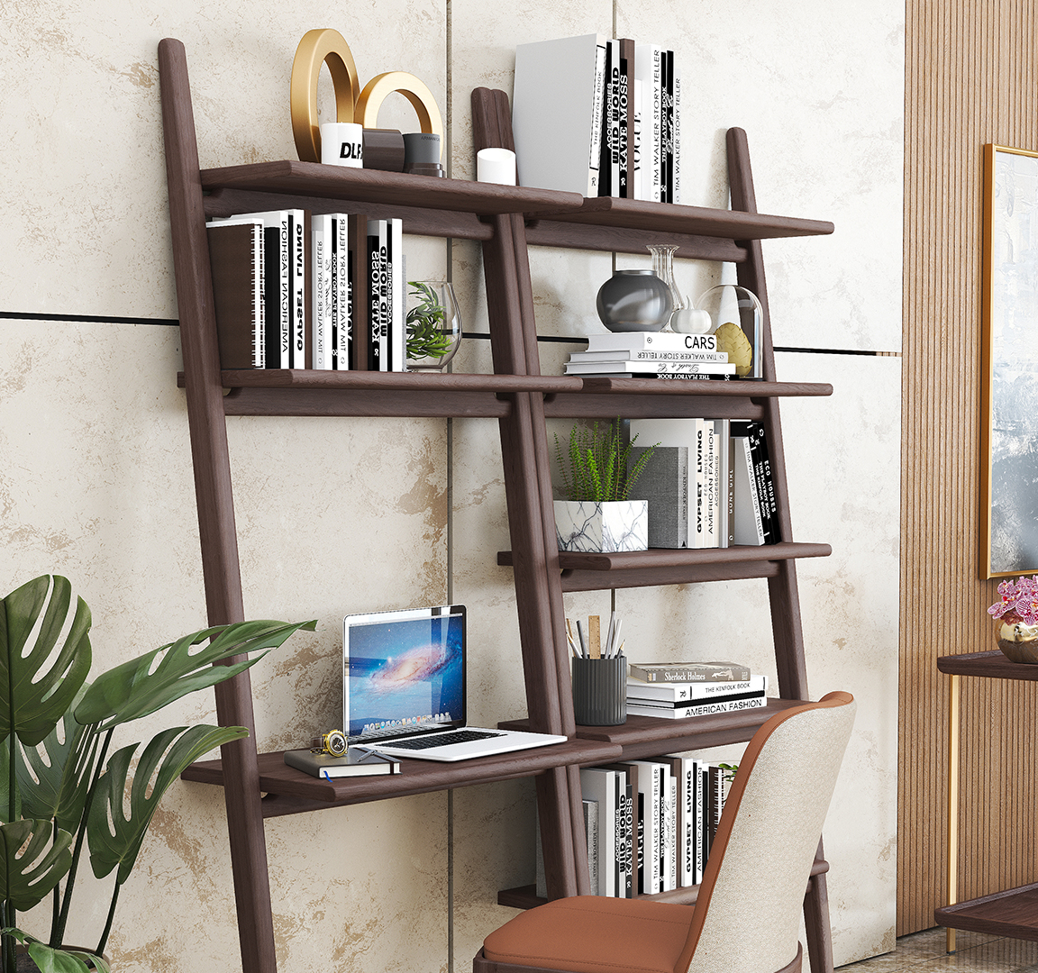 Endra Large Ladder Shelf