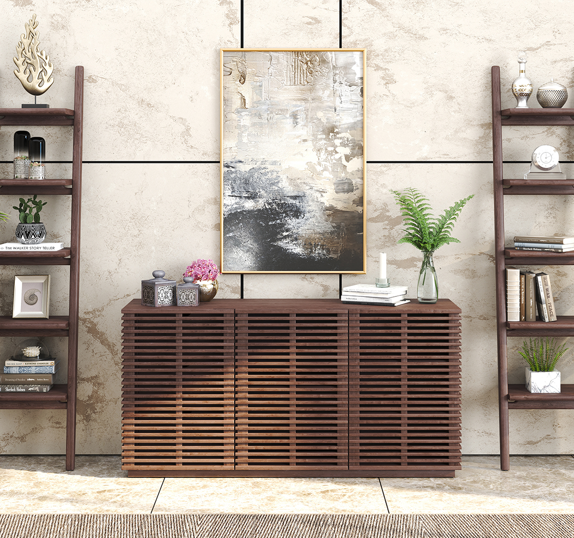 Endra Small Ladder Shelf