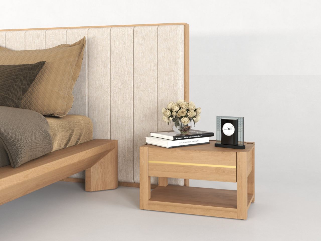 Enzo Nightstand, in a room