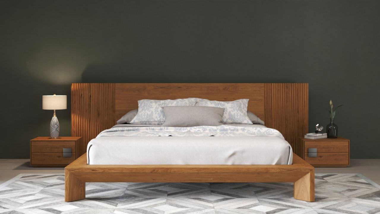 Erden Wood -Bed Frame -King