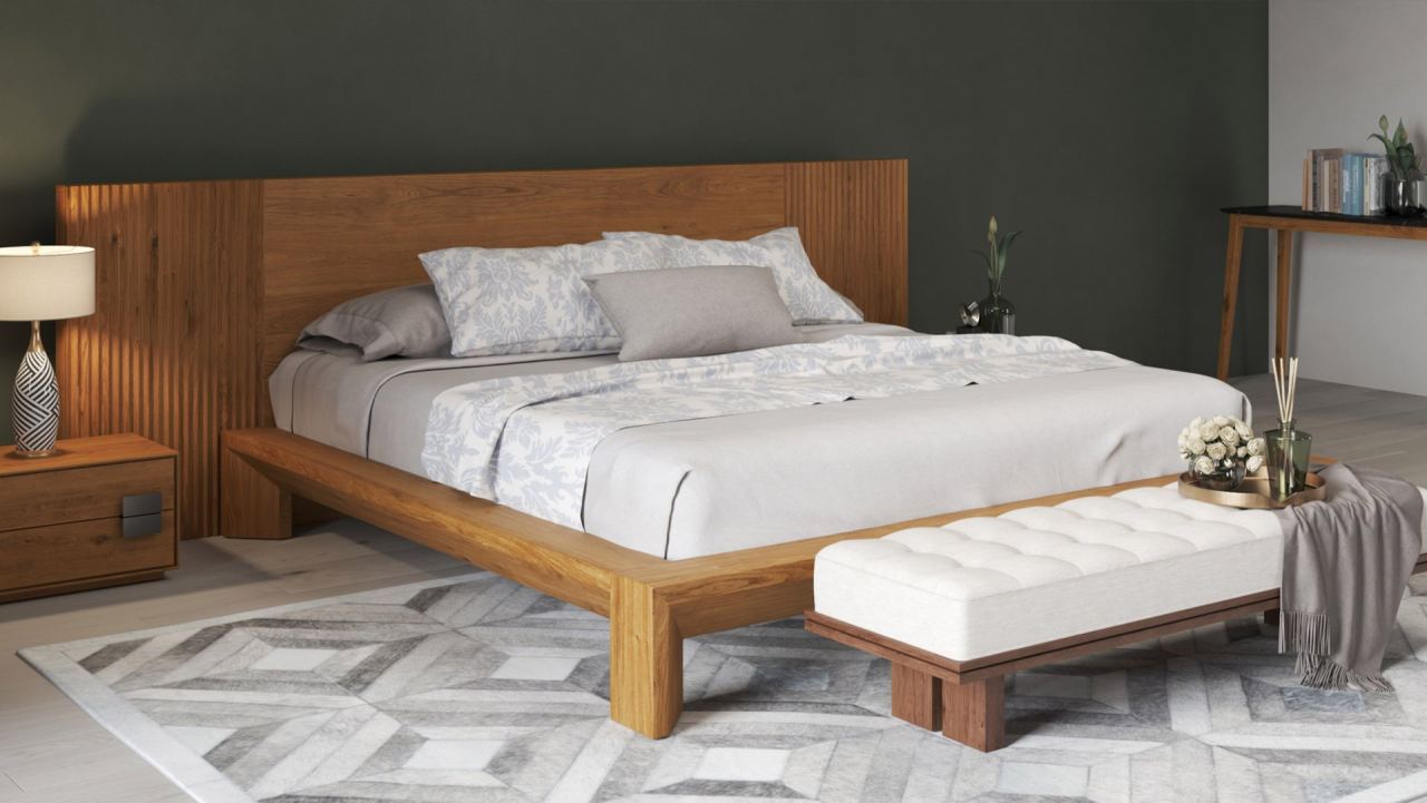 Erden Wood -Bed Frame -King