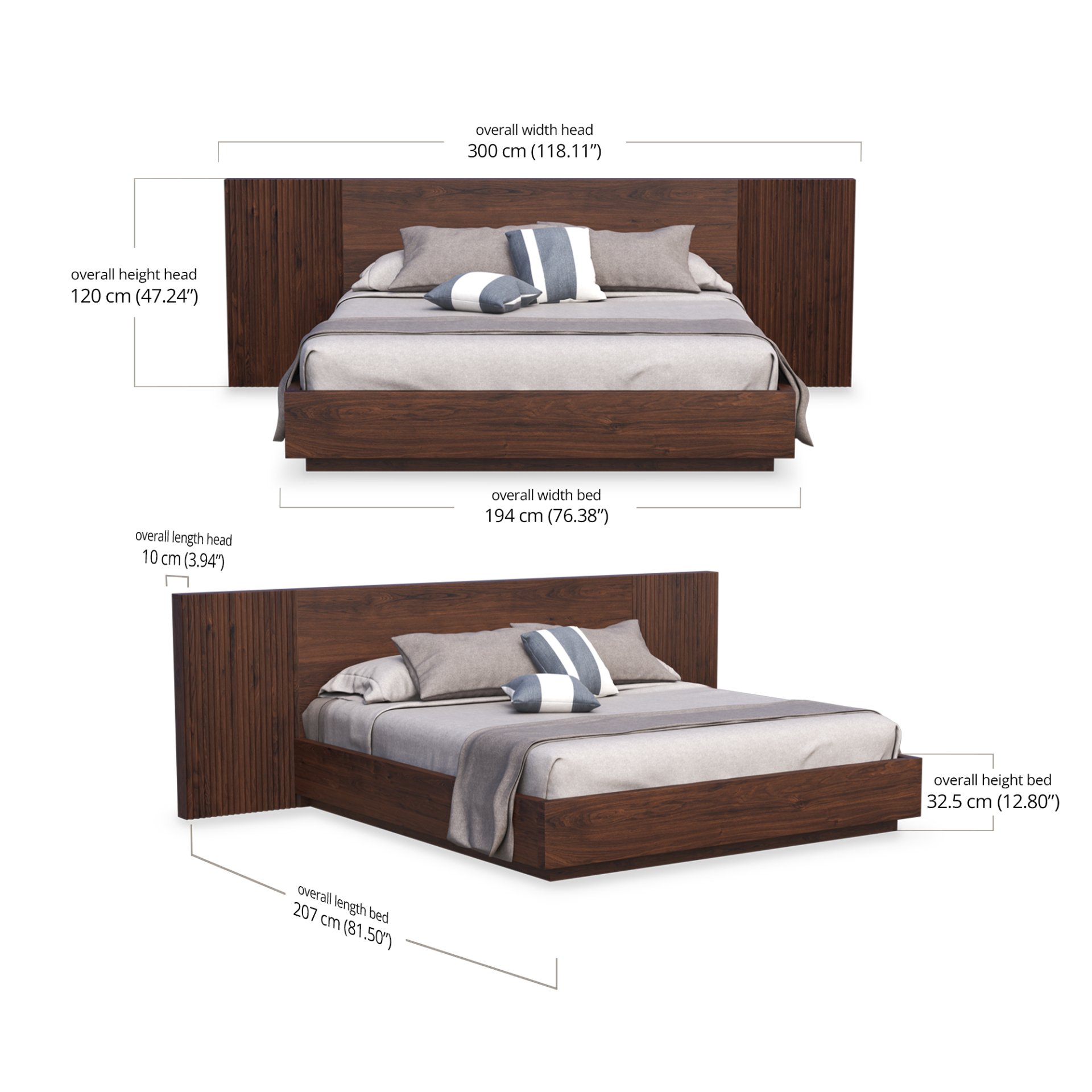 Ezza Bed King dimensions