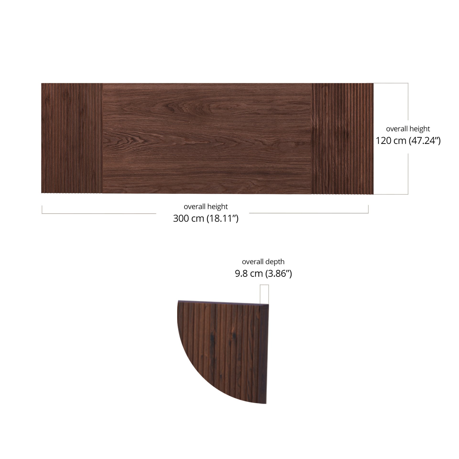 Ezza Headboard dimensions