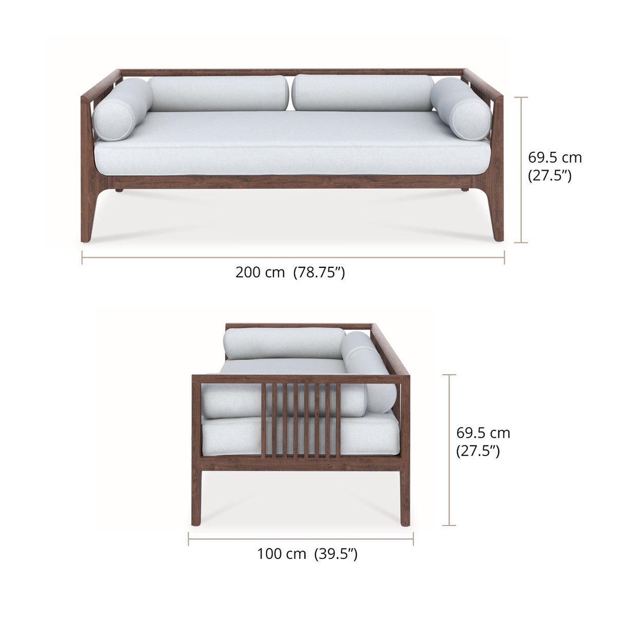 Felix Daybed dimensions