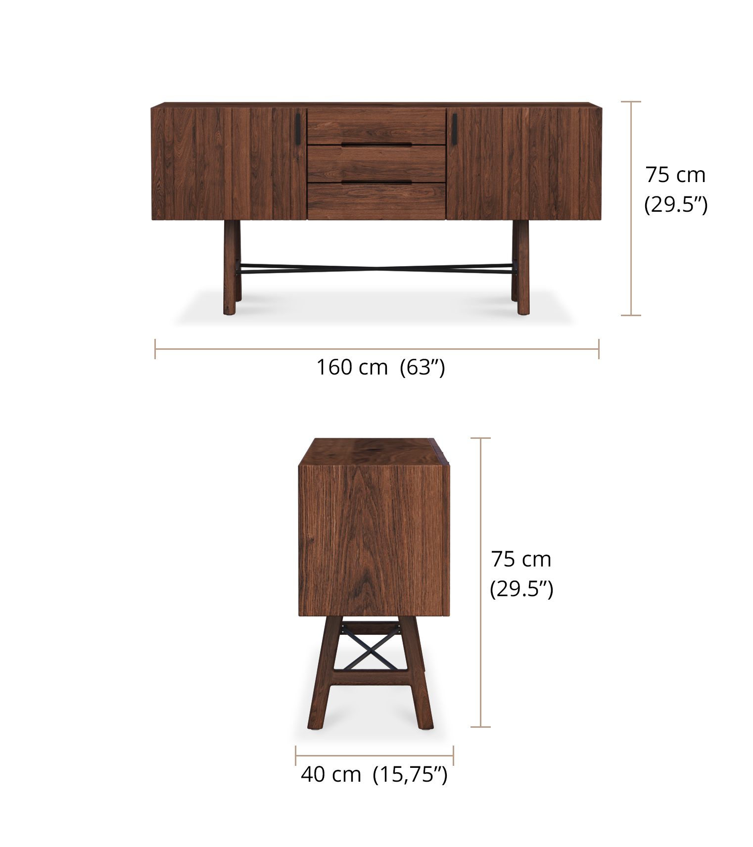 Frona Sideboard dimensions