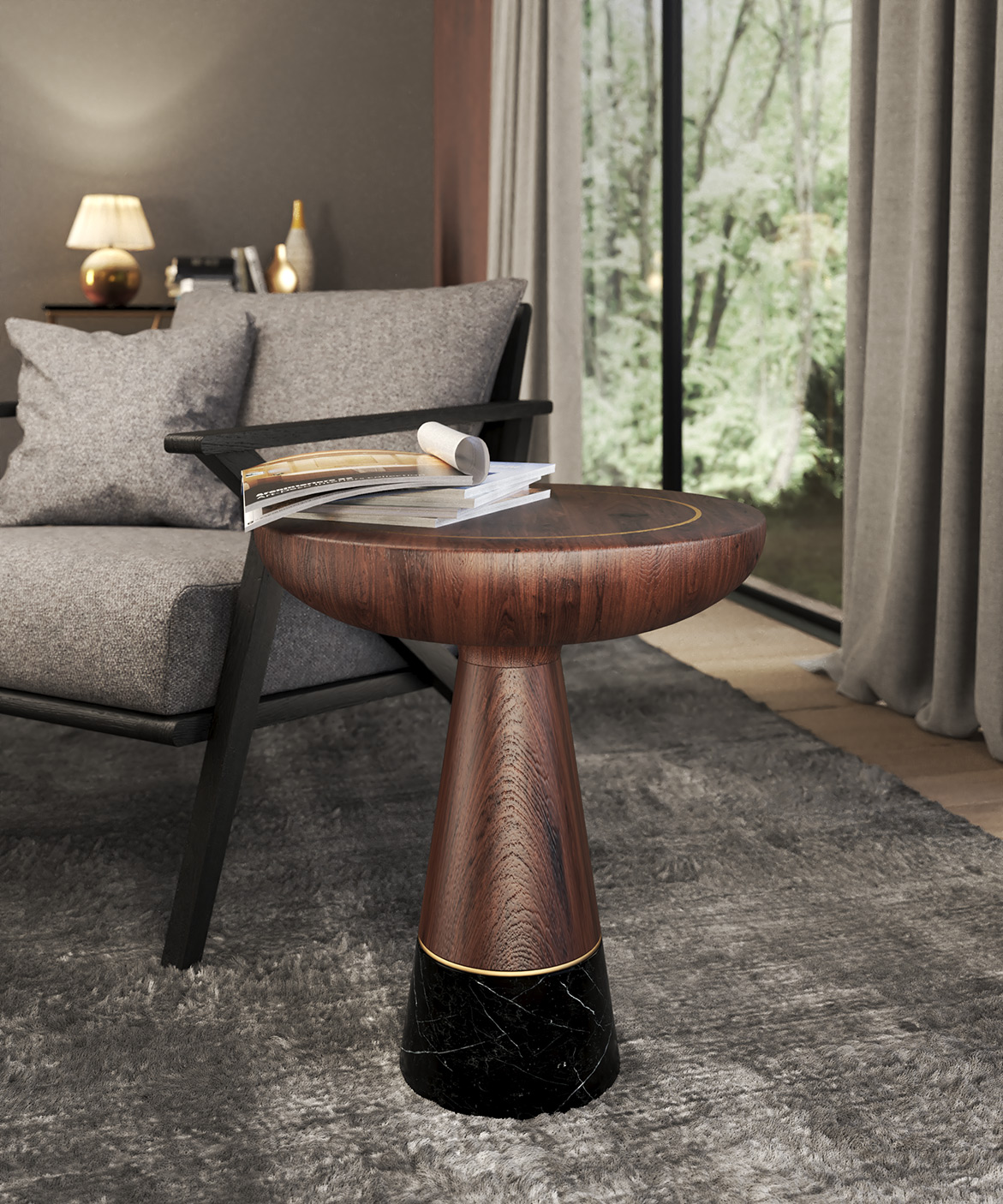 Fungi Accent Table