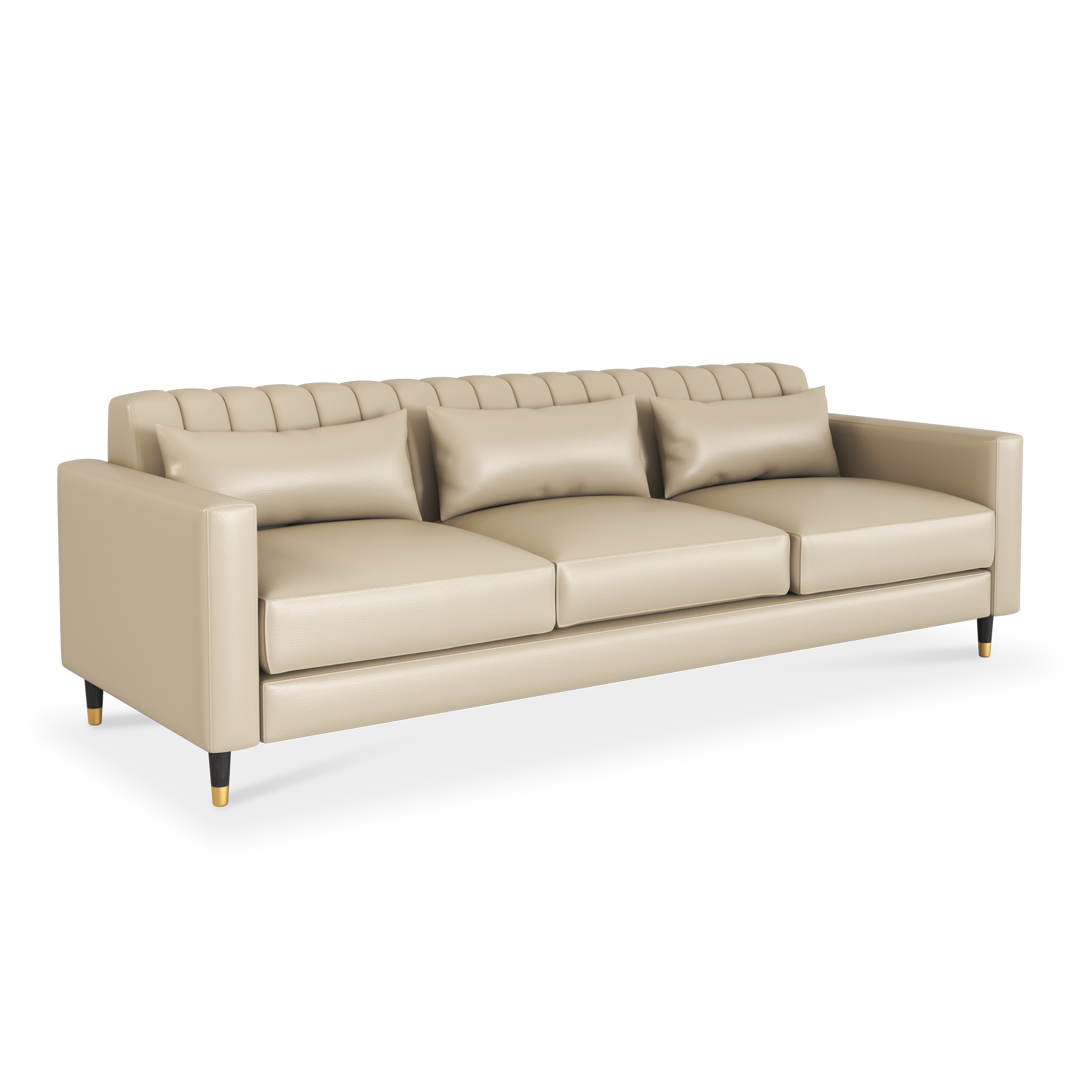Giovanna 3 Seater Sofa - Leather