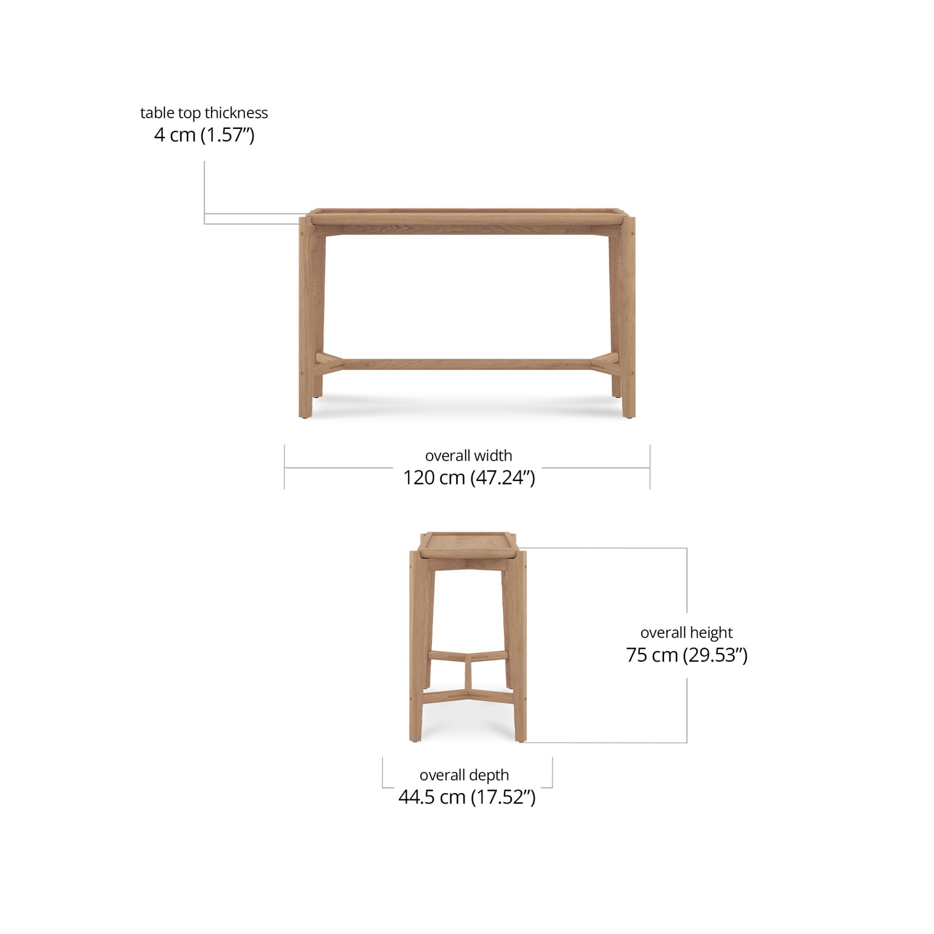 Hiro Console dimensions