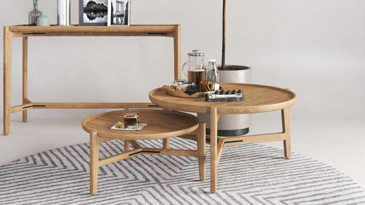 Hiro Coffee Table, in a room