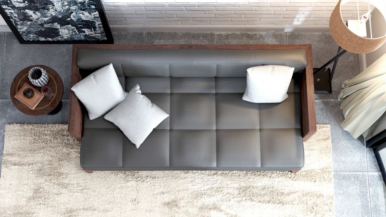Harper Daybed Leather, in a room