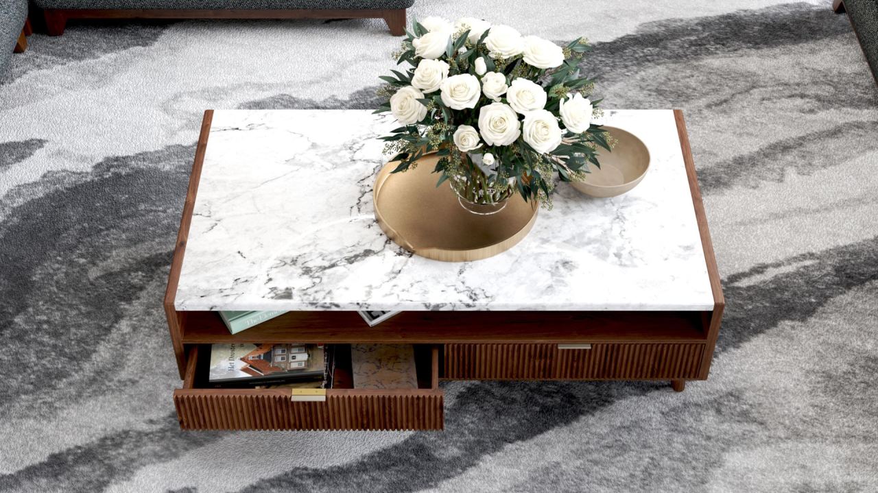 Isla Coffee Table, in a room