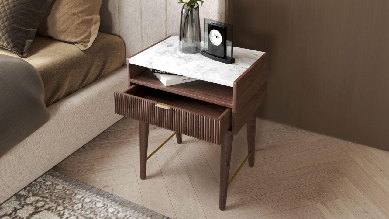 Isla Nightstand 1 Drawer