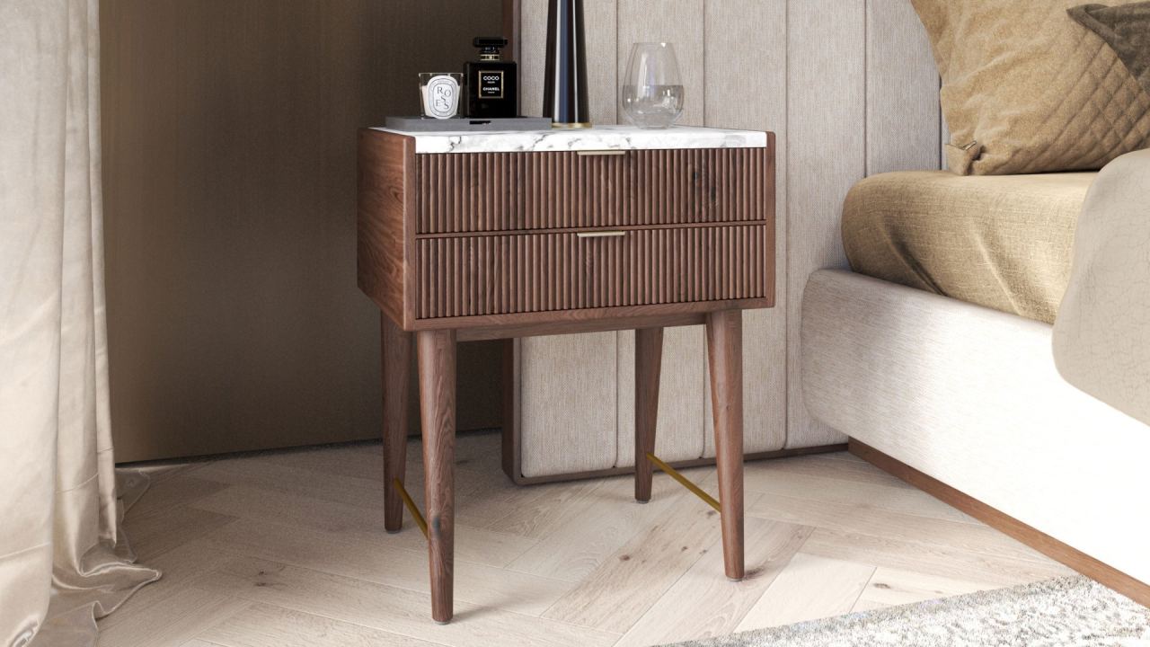 Isla Nightstand With 2 Drawers