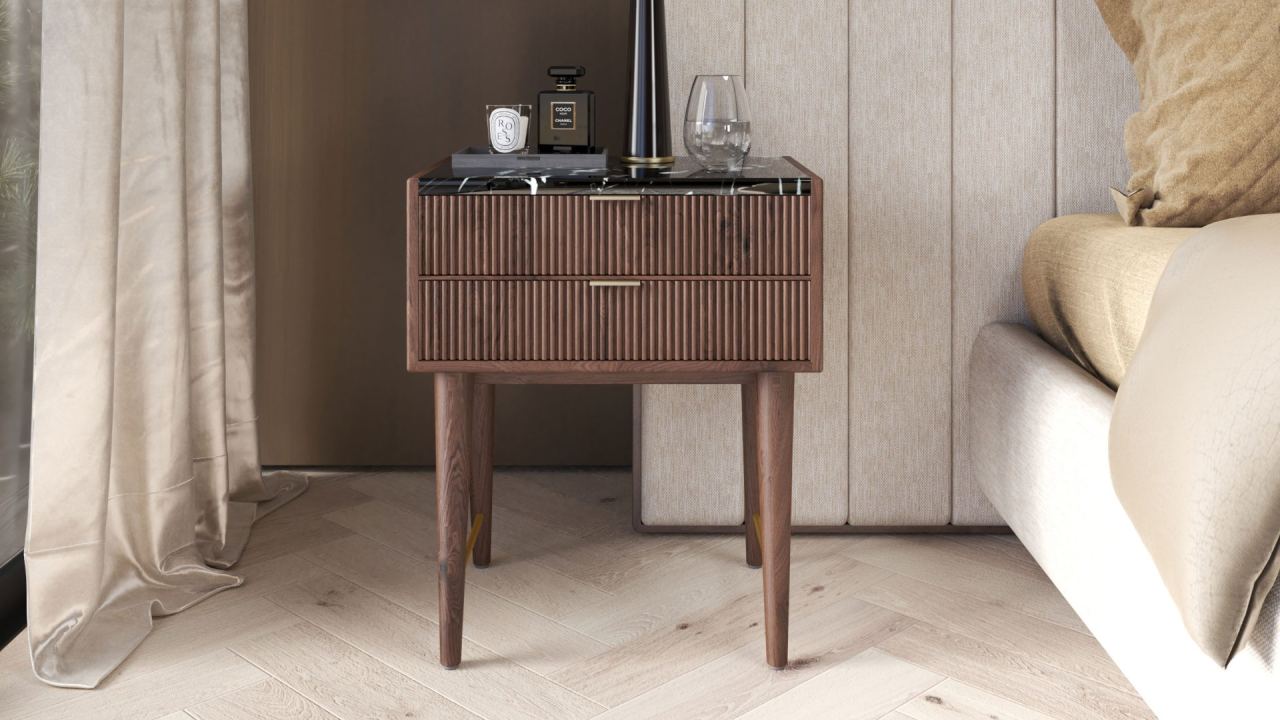 Isla Nightstand With 2 Drawers