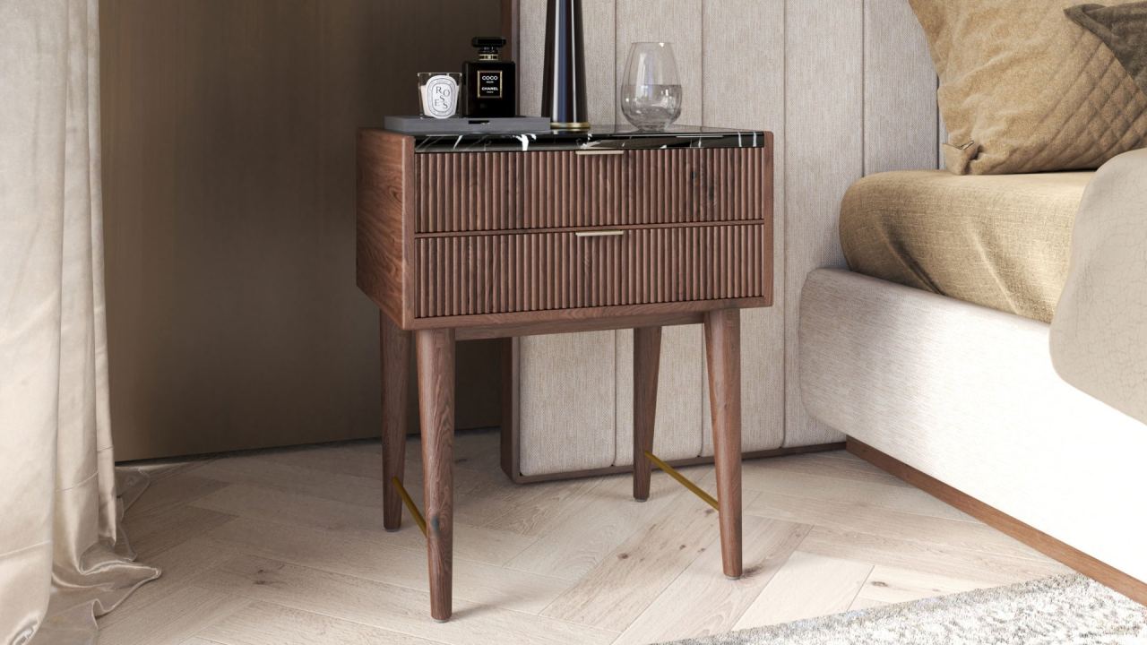 Isla Nightstand With 2 Drawers