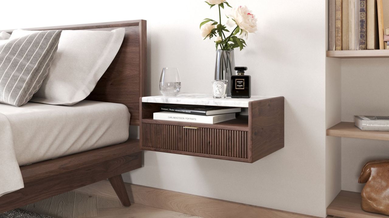 Isla Nightstand Floating